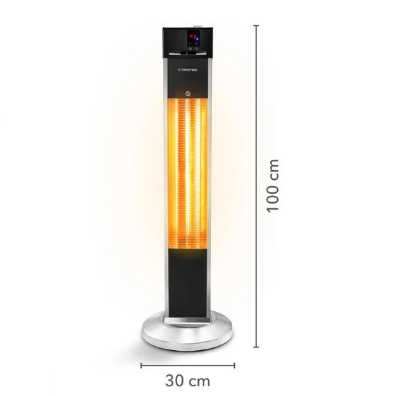 Обігрівач інфрачервоний Trotec IRS 2000 E 2000 W Silver/Black (1410003920) | Зображення 1