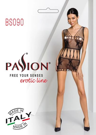 Сукня сітка Passion BS090 black sexstyle | Зображення 4
