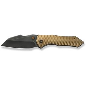 Нож Weknife High-Fin XL, Gold Titanium, Darkwash (WE24010-3)