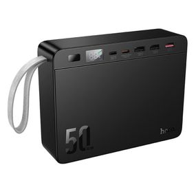 Портативний ЗП Power Bank Hoco J166 Carretera 22.5W+PD20W+lighting 50000 mAh Black