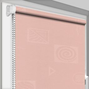 Рулонная штора Rolets Икеа 1-1842-1200 120x170 см открытого типа Розовая