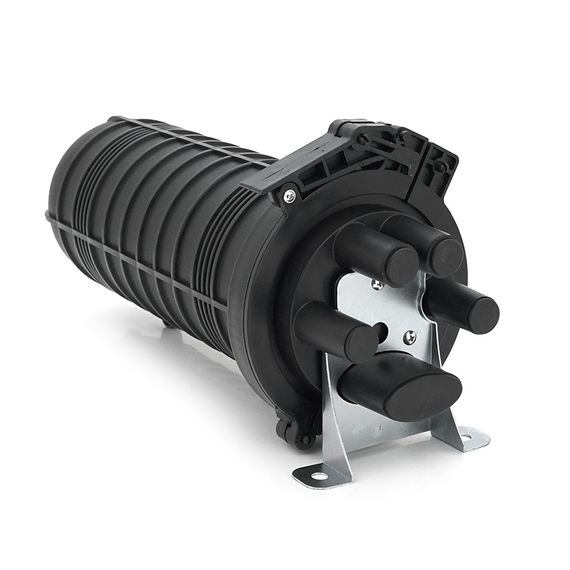 Муфта оптична Merlion ML-OP-F103H-48C, герметична, 5 вводів, до 4-х касет, до 48 зварок, матеріал PP | Зображення 1