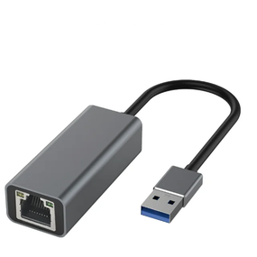 Мережевий адаптер SV USB 3.0 - RJ45 Gigabit Lan Сірий (sv3801)