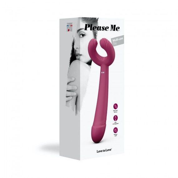 Вібратор для пар Love To Love PLEASE ME - PLUM STAR з трьома моторами, гнучкий | Зображення 6