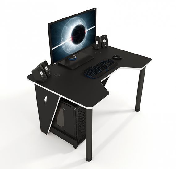 Стол геймерский игровой ZEUS IVAR-1400 ZEUS IVAR-1400 красныйчерный | Зображення 7