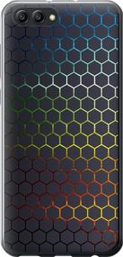 Чехол на Huawei Honor V10 / View 10 Переливающиеся соты "498u-1579-17620"