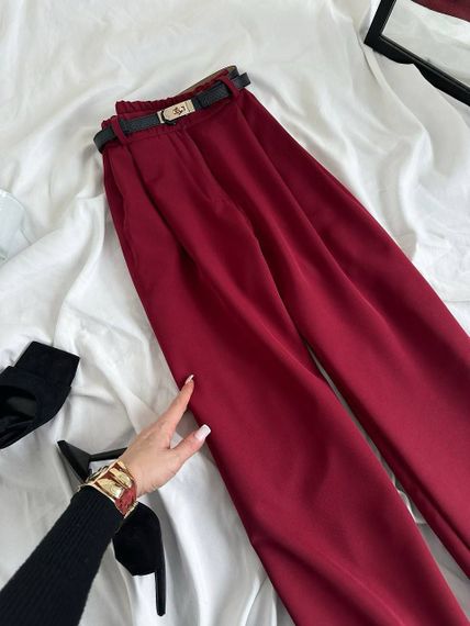 Базові брюки палаццо XL | Зображення 4