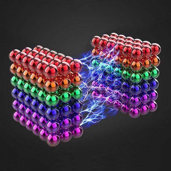 Магнитный конструктор Нео NeoCube Разноцветный, магнитная XZ-768 игрушка неокуб | Зображення 8