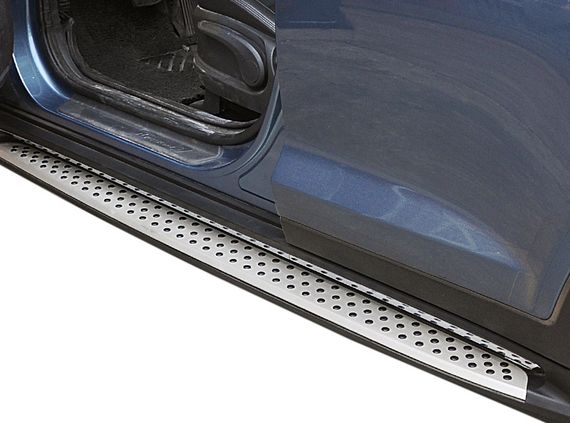 Бокові пороги і Оригінальний дизайн V3 (2шт) для Hyundai Tucson TL 2016-2021рр | Зображення 1