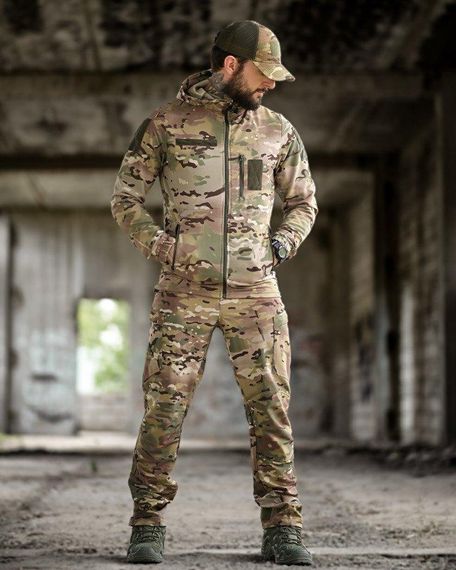 Еластичний тактичний костюм agony мультикам НП4879