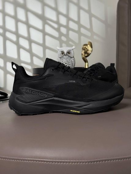 Кросівки чоловічі Salomon Genesis GTX All Black весна / осінь A4595 43 27,5 | Зображення 3