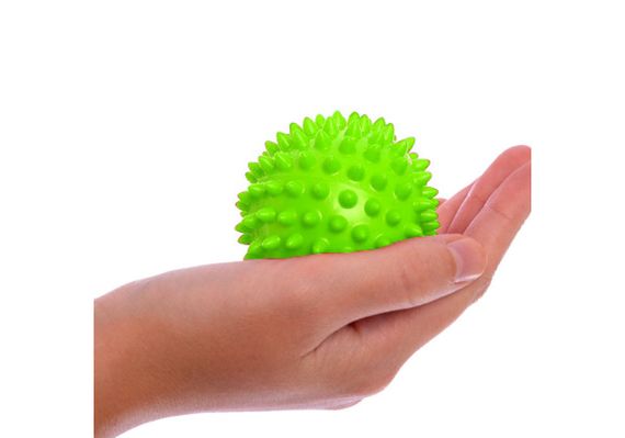 Масажний м'ячик EasyFit PVC 7.5 см жорсткий зелений (EF-1063-GN) | Зображення 1