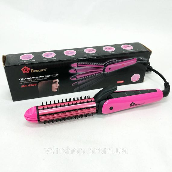 Сучасні щипці для завивки волосся DOMOTEC, Плойка для об'єму Багатофункціональні плойки волосся DA-49 | Зображення 1