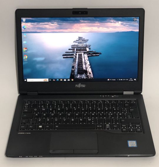 Нетбук Б-класс Fujitsu LifeBook U727 / 12.5" (1920x1080) IPS / Intel Core i5-7200U (2 (4) ядра по 2.5 - 3.1 GHz) / 8 GB DDR4 / 128 GB SSD / Intel HD Graphics 620 / WebCam / Win 10 Pro б/у | Зображення 1