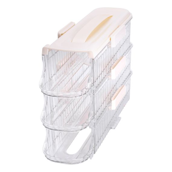 Лоток для яєць у холодильник на 3 яруси 32х10х18.5 см Бежевий HP-27-15 | Зображення 4