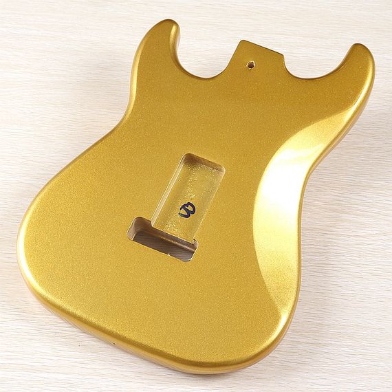 Корпус дека st stratocester под fender электрогитара gold | Зображення 3
