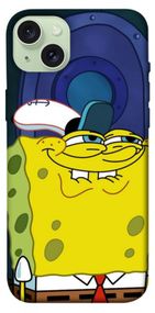 Чохол з картинкою Губка Боб для Apple iPhone 15 Plus (6.7")