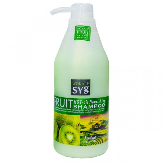 Шампунь для волосся Глибоке харчування Wokali Fruit Shampoo Kiwifruit 500мл