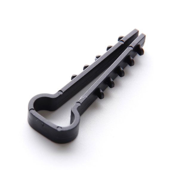 Дюбель-ялинка (12х6) для плоских дротів чорний (пач 100шт) APRO FT-125B1 | Зображення 3