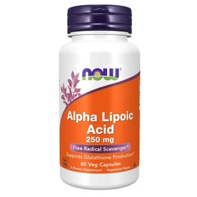 Альфа-ліпоєва кислота NOW Foods Alpha Lipoic Acid 250 mg 60 Veg Caps