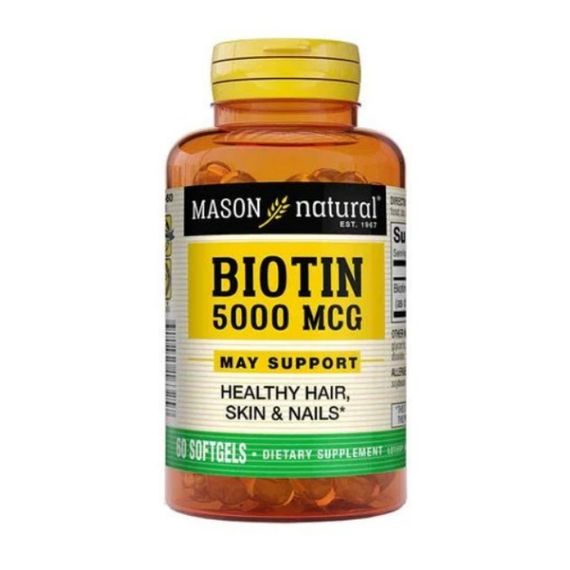 Биотин Mason Natural Biotin 5000 mcg 60 Caps