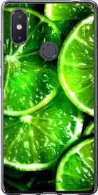Чохол на Xiaomi Mi8 SE Зелені часточки лимона "852u-1504-2448"