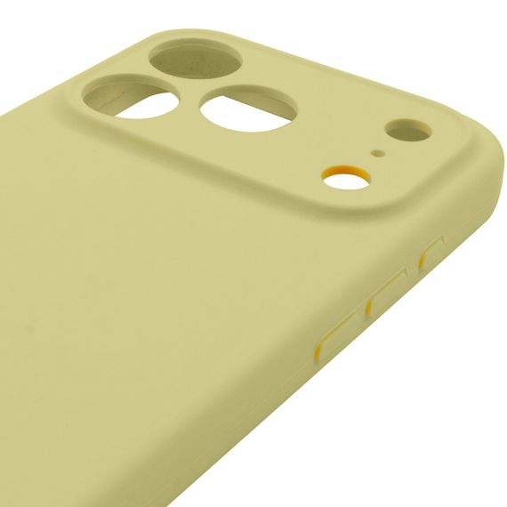 Чохол Silk Full Camera Protective (AA) NO LOGO для Apple iPhone 17 Pro / 18 Pro (6.3") Жовтий / Mellow Yellow | Зображення 3