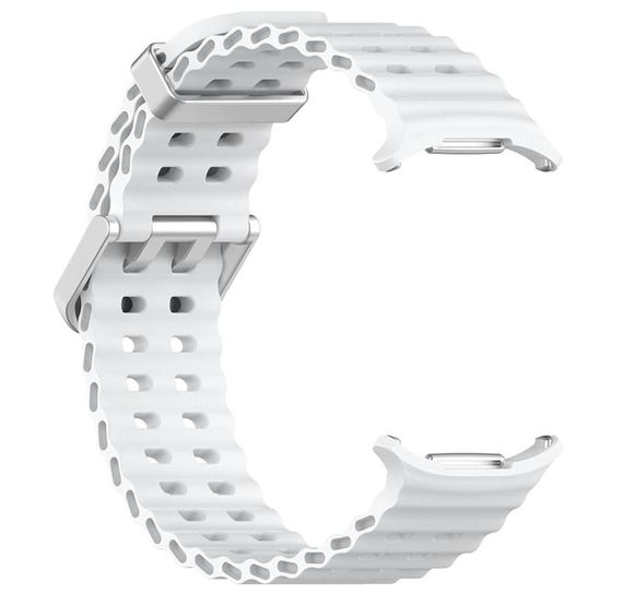 Ремінець силіконовий Primolux Ocean для годинника Samsung Galaxy Watch Ultra 47 mm (SM-L705) - White | Зображення 3
