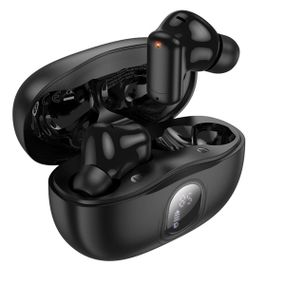 Навушники BOROFONE FQ4 Lighten true wireless ANC+ENC noise reduction BT headset Black