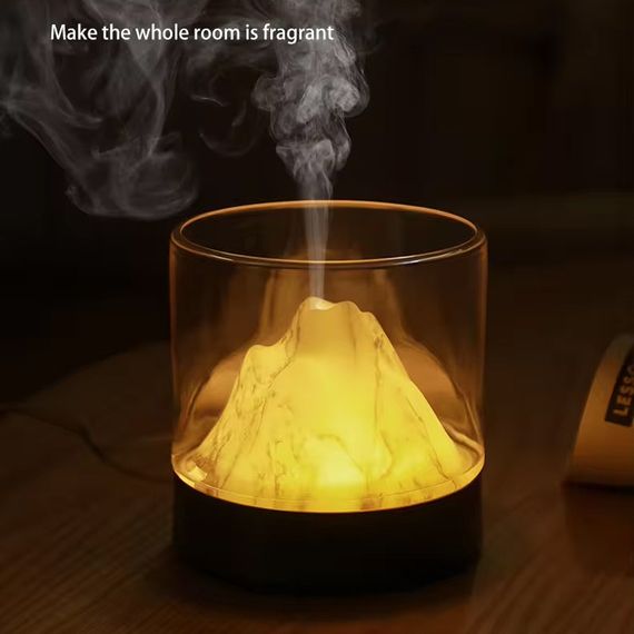 Зволожувач повітря з арома D5 Mountain gradient colour 300ml Gray | Зображення 1