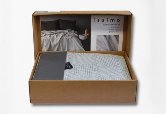Постільна білизна з пледом Issimo Summerpunch 220 х 240 см Grey | Зображення 4