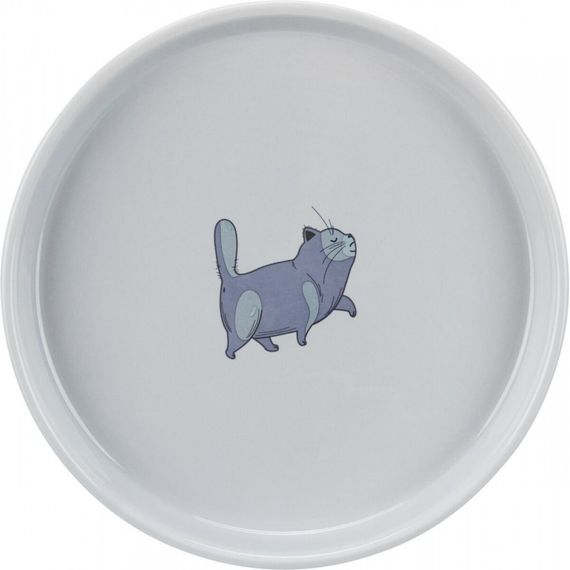 Миска Trixie для котів пласка та широка керамічна 23 см 600 мл | Зображення 1