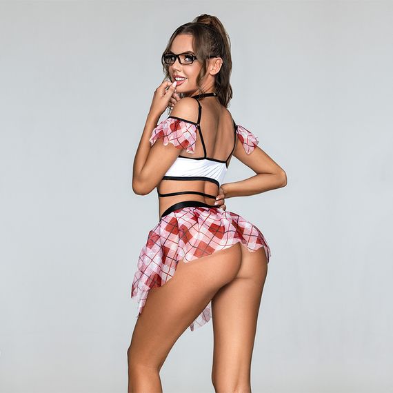 Эротический игровой костюм школьницы студентки Morgana S/M sexstyle | Зображення 1