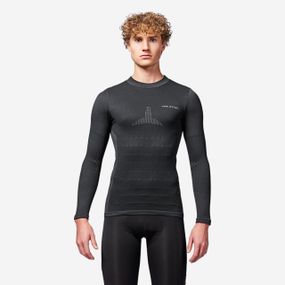 Термофутболка Race 2 з довгими рукавами сіра - XS