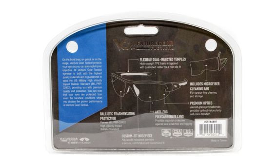 Захисні окуляри Venture Gear Tactical Semtex 2.0 Tan (clear) Anti-Fog, прозорі в пісочній оправі | Зображення 6