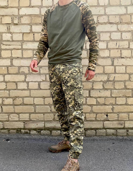 Штаны карго пиксель камуфляж L | Зображення 4