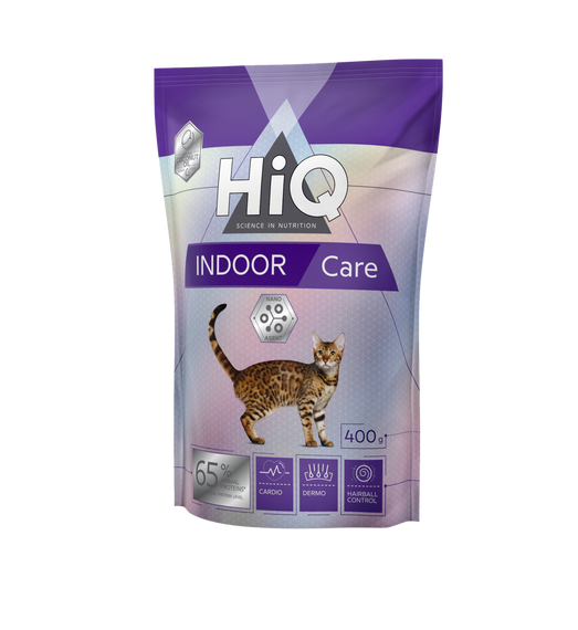Сухий корм для котів, що живуть у приміщенні HiQ Indoor care, 400 гр