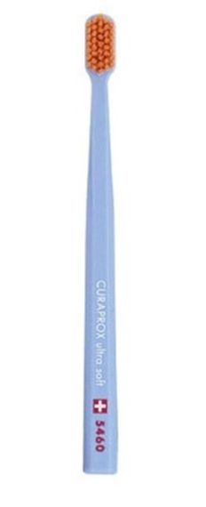Зубна щітка Curaprox CS 5460 "Ultra Soft", d 0,10 мм. Блакитний з помаранчевим (BO)