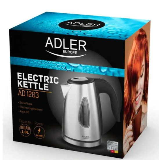 Електрочайник Adler AD-1203 1 л | Зображення 2