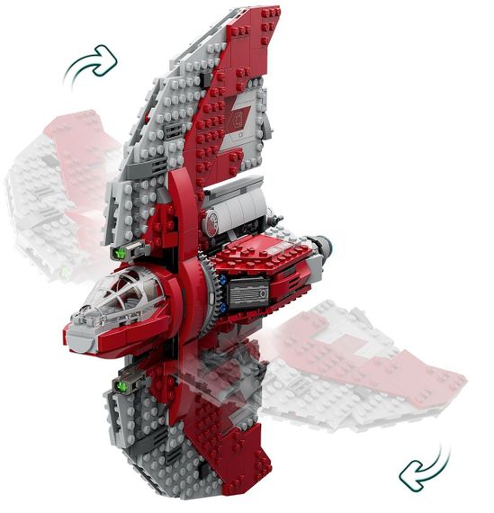 Конструктор LEGO Star Wars™ Шатл джедаїв T-6 Асоки Тано (75362) | Зображення 5