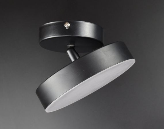 Современный креативный потолочный светильник LED для кухни ванной офиса 26478 Черный 15х15х10 см. | Зображення 1