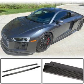 Боковые пороги V3 (Карбон) для Ауди R8 2015- гг