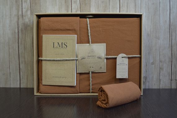 Постельное белье Limasso Stonewashed Ranforce 160 х 220 см Automne | Зображення 2