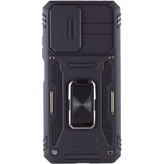 Ударопрочный чехол Camshield Army Ring для Xiaomi Redmi Note 11 Pro 4G/5G / 11E Pro / 12 Pro 4G Черный / Black | Зображення 1