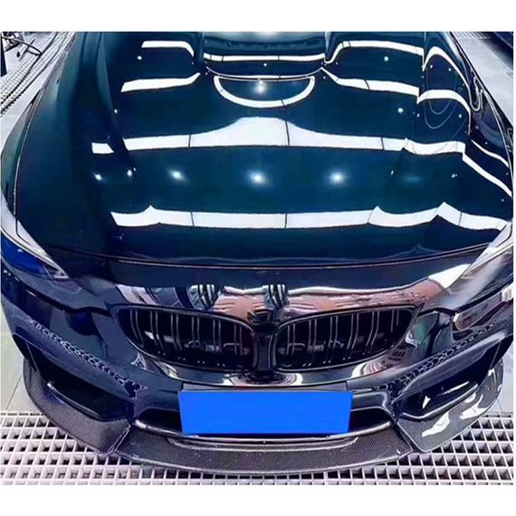 Накладка на передній бампер Lip V10 (для F82/F83, Карбон) для BMW 4 серія F-32 2012-2020 рр | Зображення 3