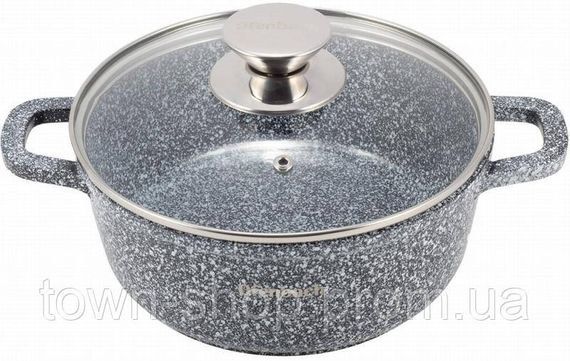 Кастрюля Ofenbach Snow Marble 4.5л индукционная с антипригарным покрытием NB-100501