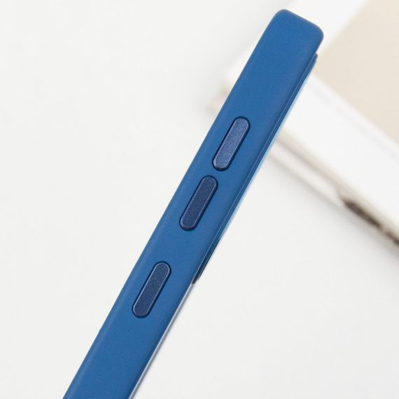 TPU чехол Bonbon Metal Style для Samsung Galaxy S24 Синий / Denim Blue | Зображення 4