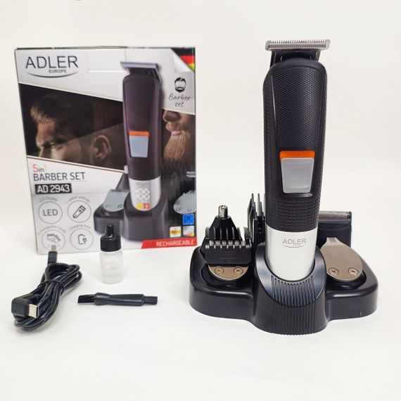 Машинка для стрижки окантовки Adler AD 2943, Портативна ручна машинка для стрижки волосся MF-16 | Зображення 4