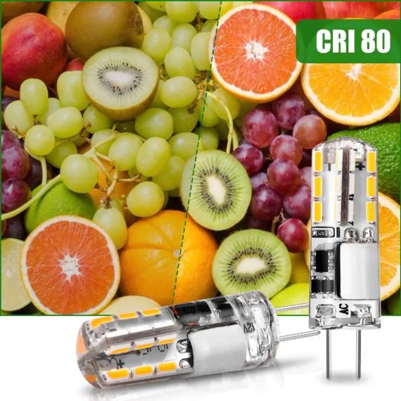 Світлодіодні лампи G4 3000K, 24 LED, тепле біле світло, 12 В, силіконове покриття, не димовані | Зображення 5