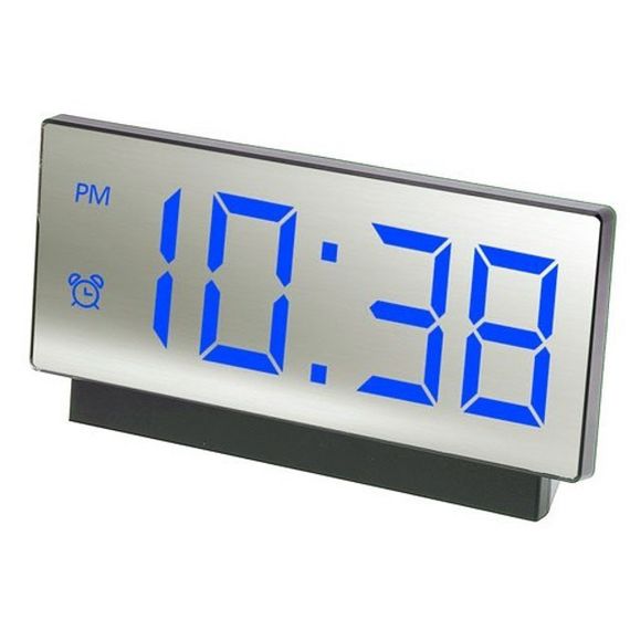 Годинник мережний настільний VST-897-5 (синє підсвічування, температура, від IN-519 USB кабелю)